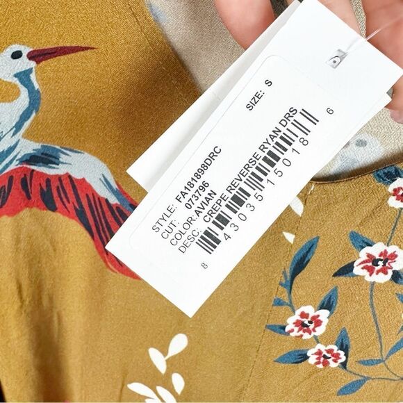 Rachel Pally Short Midi Floral Fall Dress Small NWT - Picture 6 of 9